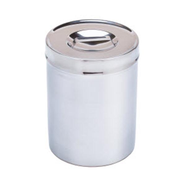 Jar Dressing 2qt Silver Stainless Steel With Cover Ea